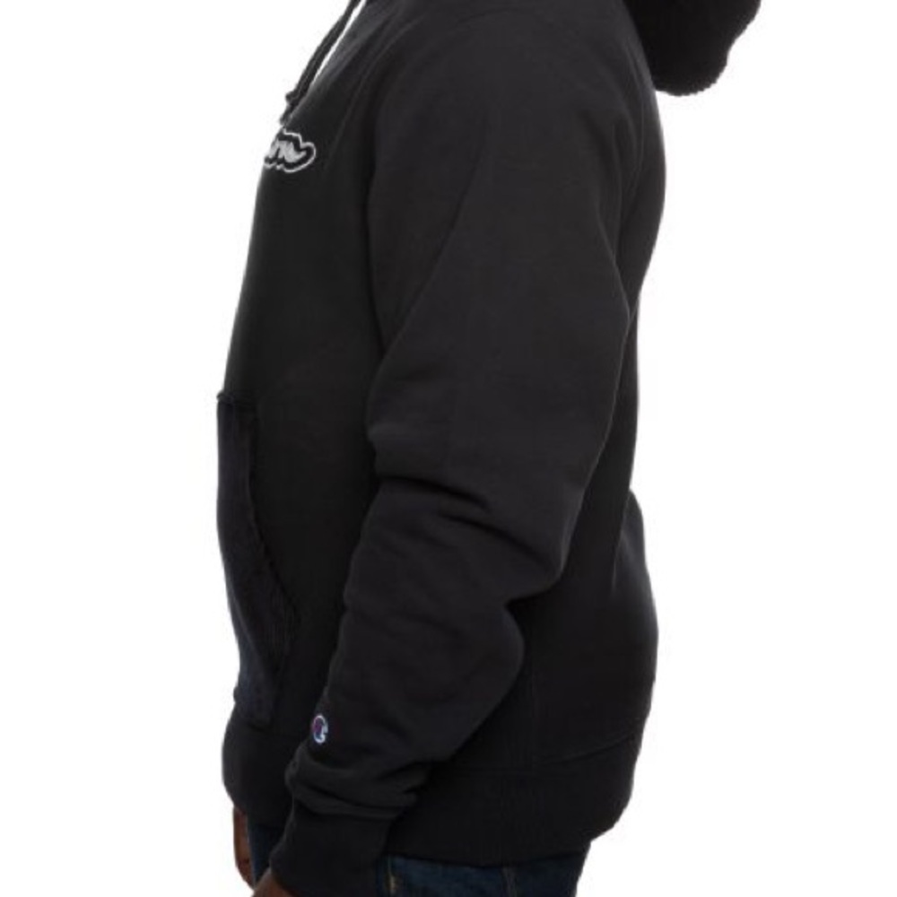 Champion REVERSE WEAVE & CORDUROY HOODIE size M grey1 - Picture 4 of 12